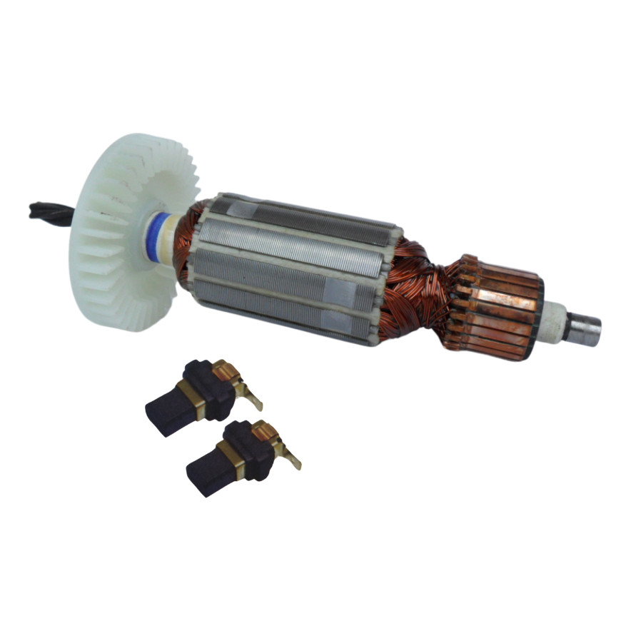 Induzido 110V + Porta Escova para Furadeira Makita HP1500