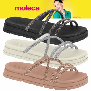 Sandália Feminina Papete Moleca Nova Tiras Strass Brilho Pedrinhas ORIGINAL em Oferta na Shopee