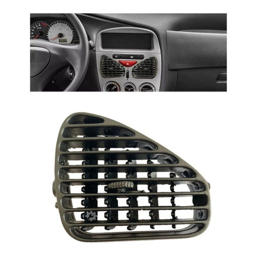 Difusor Ar Central Esquerdo Cinza Palio Siena Strada 01 2011