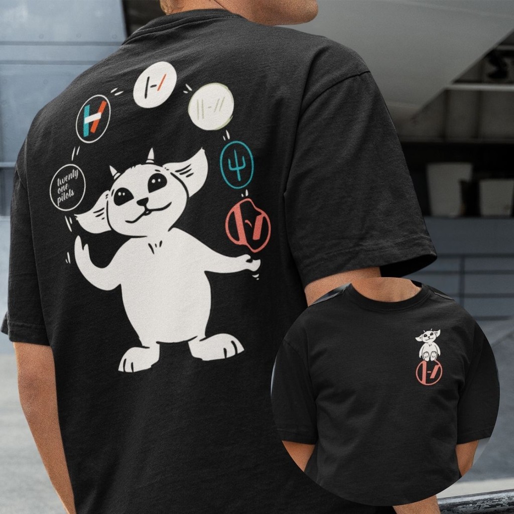 Camiseta Twenty One Pilots Chlorine Duo Ned Albuns Turne Brasil Pop em Oferta na Shopee