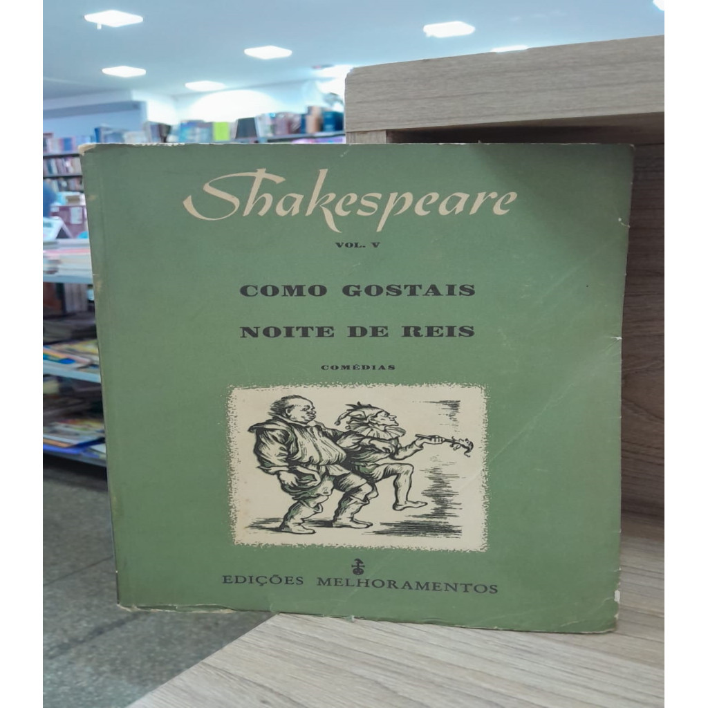 Como gostas noite de reis autor Shakespeare