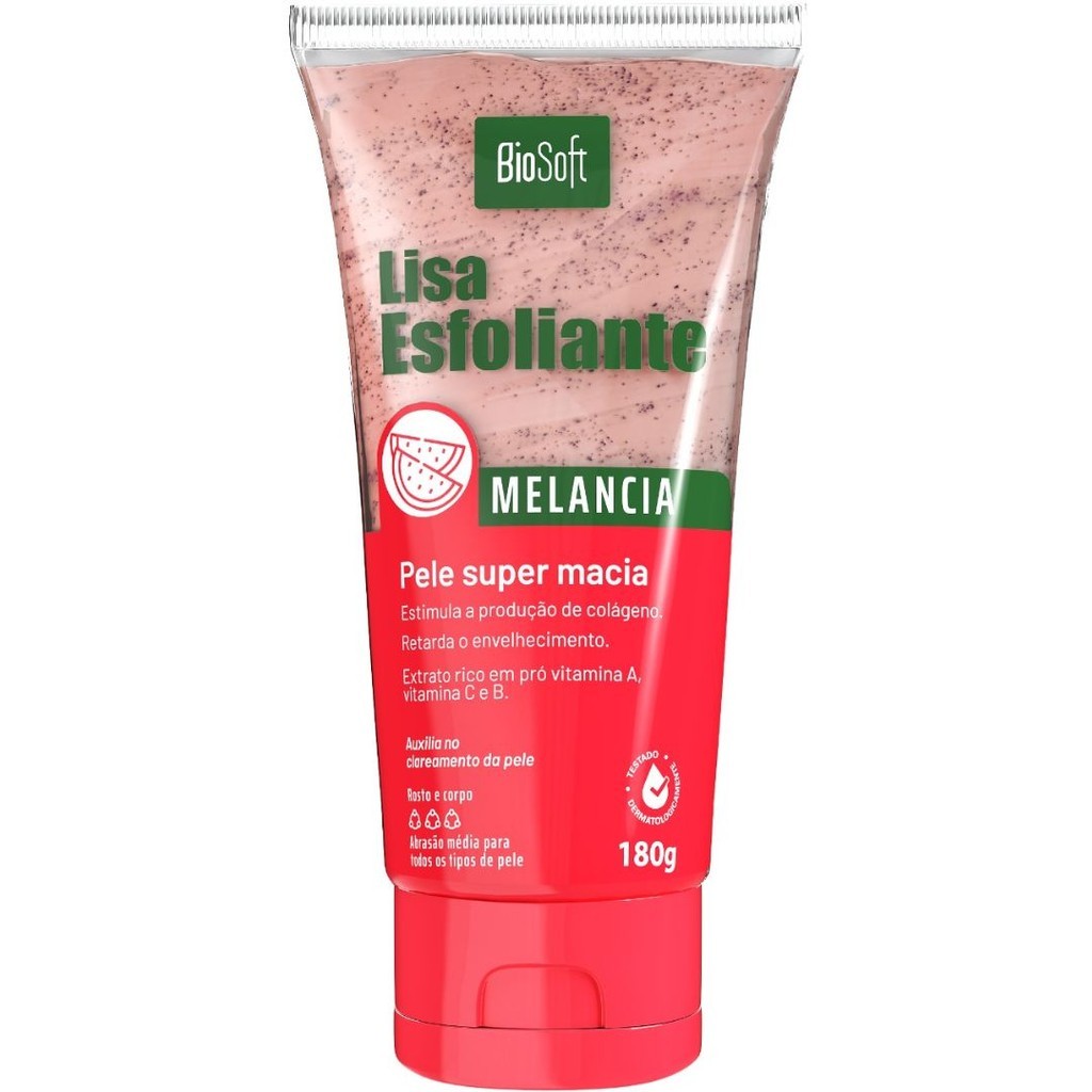 Liso Esfoliante Melancia Bio Soft 180g