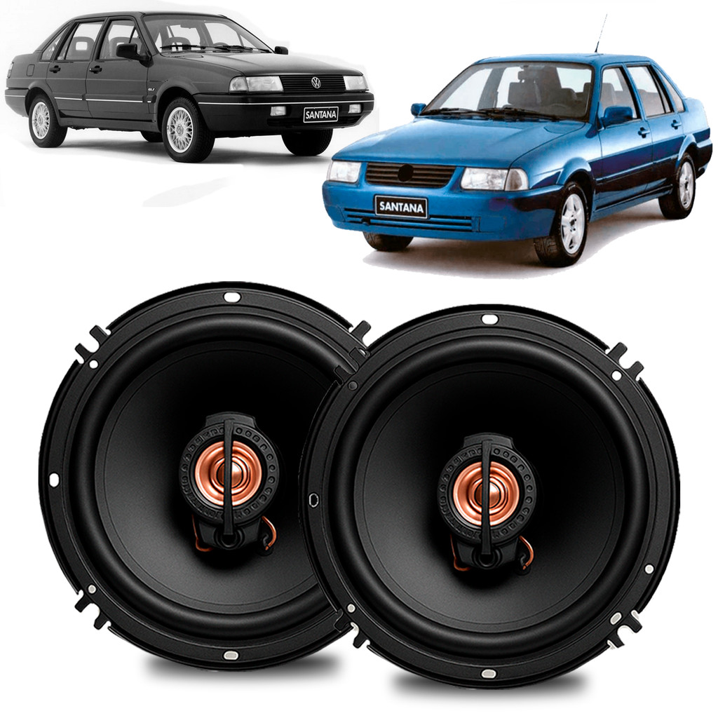 Kit Par Som Alto Falante 6 Polegadas Premium Santana Vw Potente 240w 4Ohms Triaxial em Oferta na Shopee