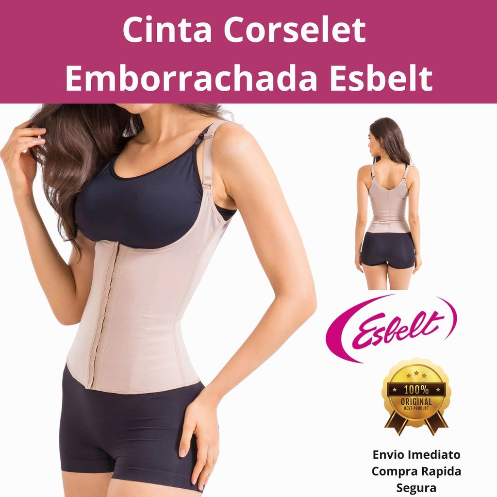 Cinta Corselet Esbelt Cotton Premium Redutora