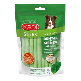 Petisco Cães Kadi Dental Sticks Menta 70 Gramas em Oferta na Shopee