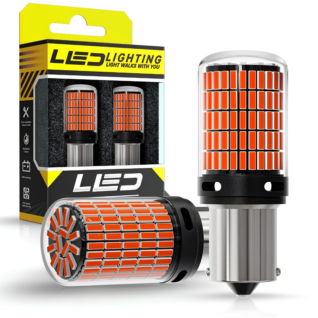 Par Lâmpada 150 Led Luz de Freio P21/5w Bay15d 1157 Canbus