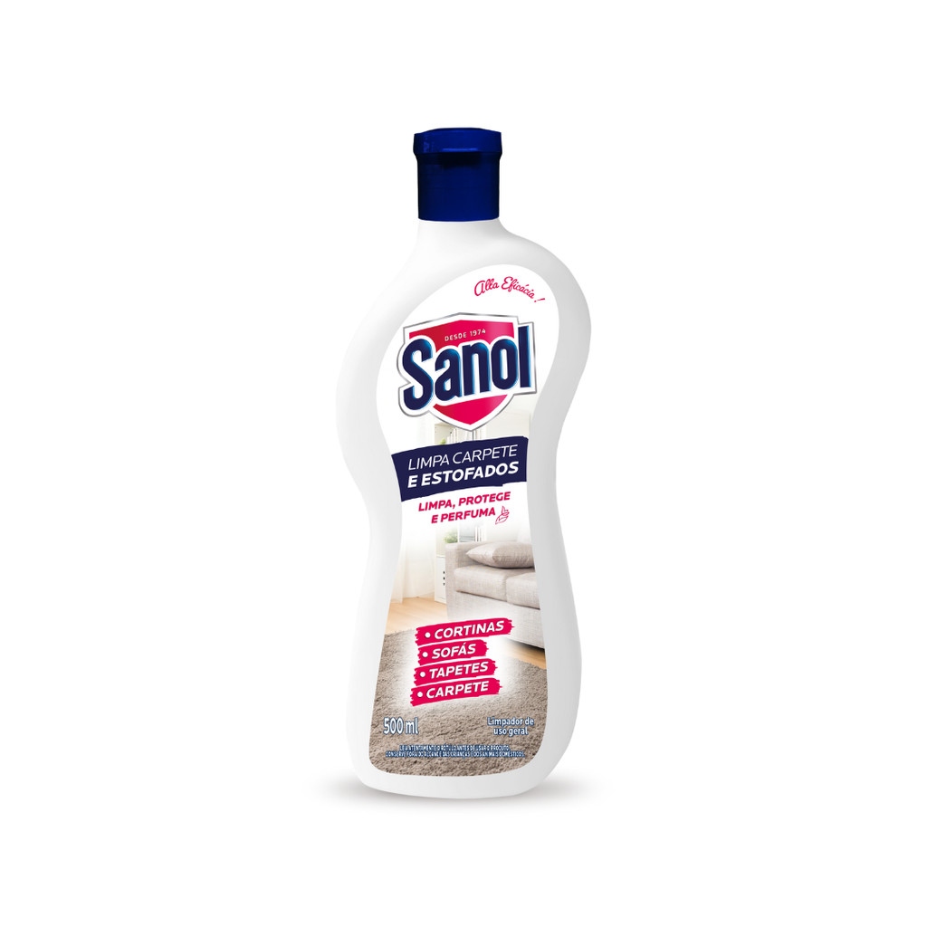 Limpa Estofados e Carpetes Oxy2 500 ml Sanol em Oferta na Shopee
