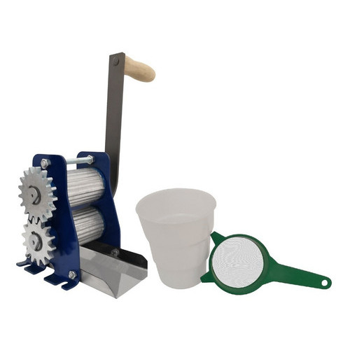 Engenho Manual Moedor Caldo De Cana Garapeira Com 2 Moendas