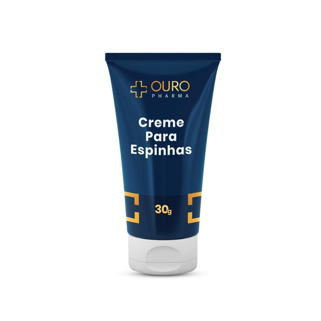 Creme para Espinhas Acne Azeloglicina 3% Nicotinamida 2% Alfa Bisabolol 0,5% 30gr ou 60gr