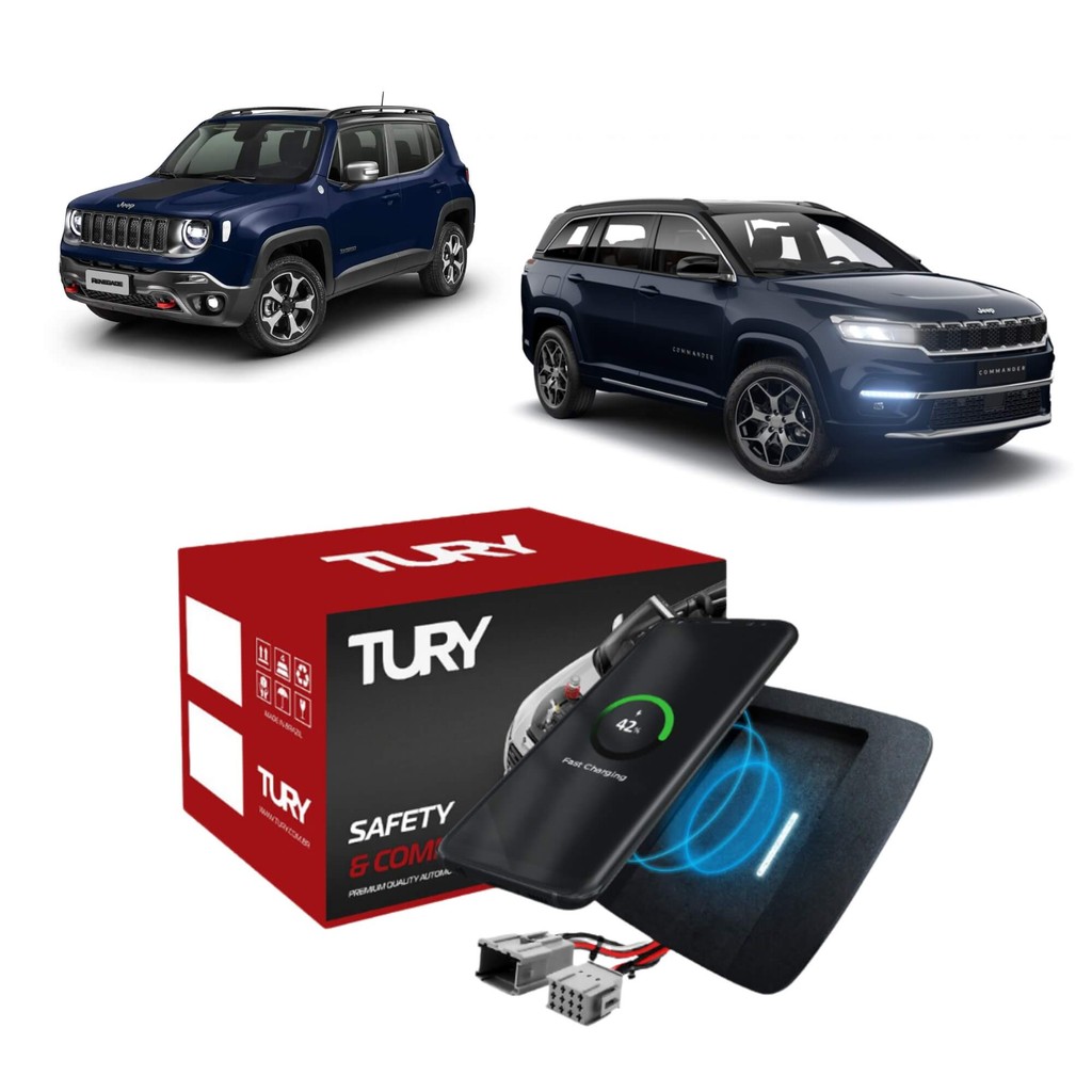 Módulo Eletrônico Automotivo Carregador Indutivo Renegade/Commander Tury-ICHARGER REPAIR 1.1B