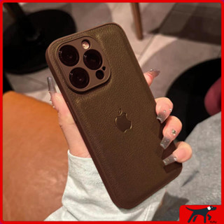 Caso De Textura De Couro De Luxo Para iPhone 16 15 14 13 12 11 Pro Max Simples Original Si...