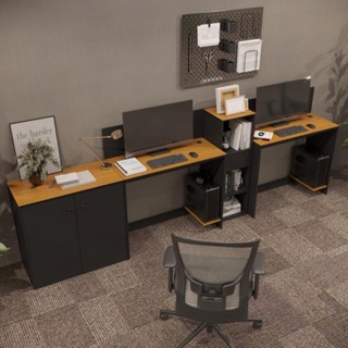 Conjunto de Escritório Smart 1 Livreiro 1 Buffet e 2 Mesas 90cm em Oferta na Shopee