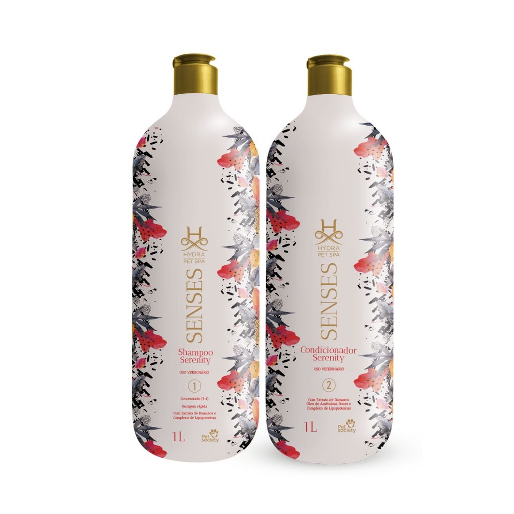 Kit Shampoo e Condicionador Hydra Pet Spa Senses Serenity