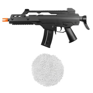Kit Rifle AirSoft G36C M48F Spring 6mm Preta - Double Eagle + 2000 Esferas 0.12g em Oferta na Shopee