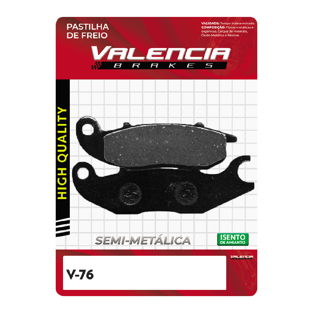 Pastilha Freio Dianteiro Pcx 150 Abs 2019 a 2022/ Pcx 160 Abs 2023 a 2024/ Adv 150 2020 a 2024