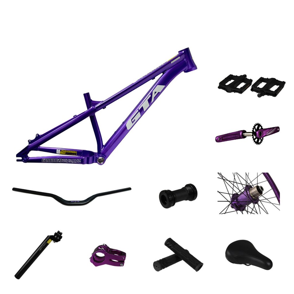 Kit Quadro Aro 26 Gta Gravity Freeride Grau 2025 Roxo