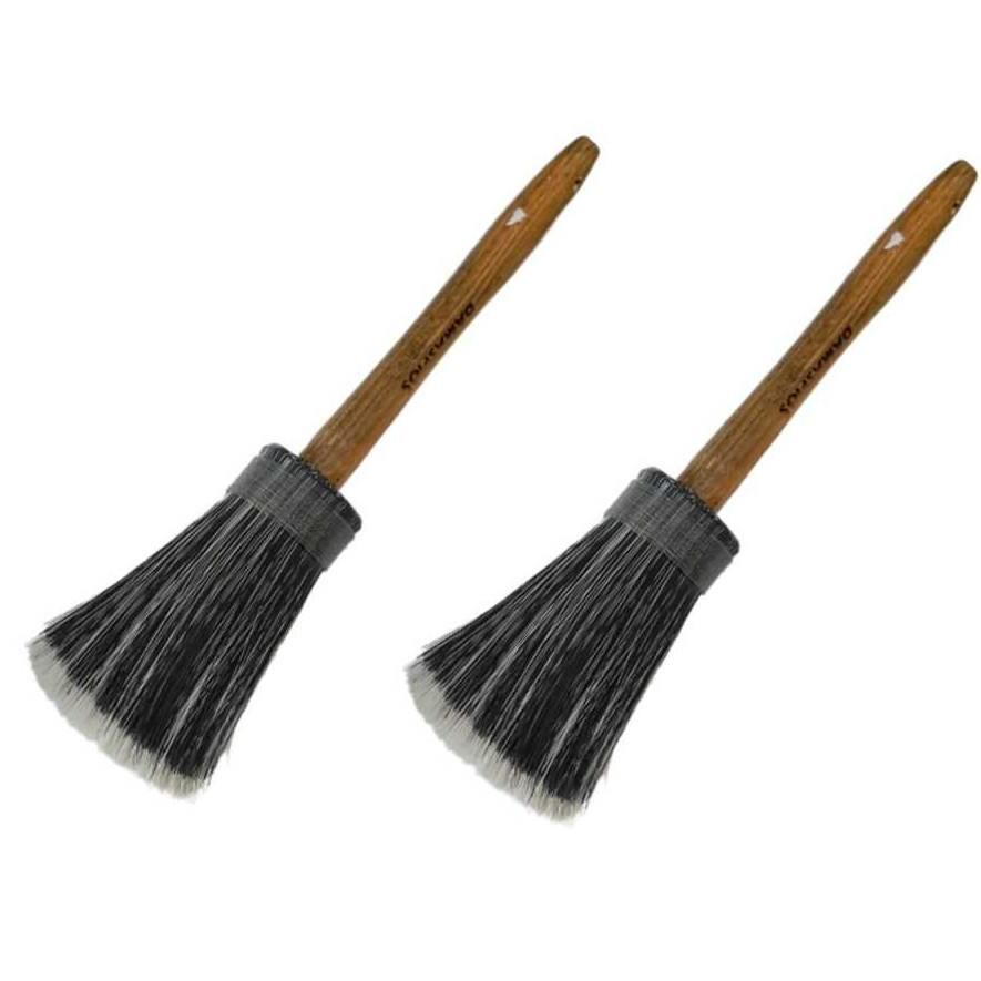 Broxa p/ Pedreiro Broxa redonda Cabo Madeira Damasfios Broxa Damafios 2 Unidades em Oferta na Shopee