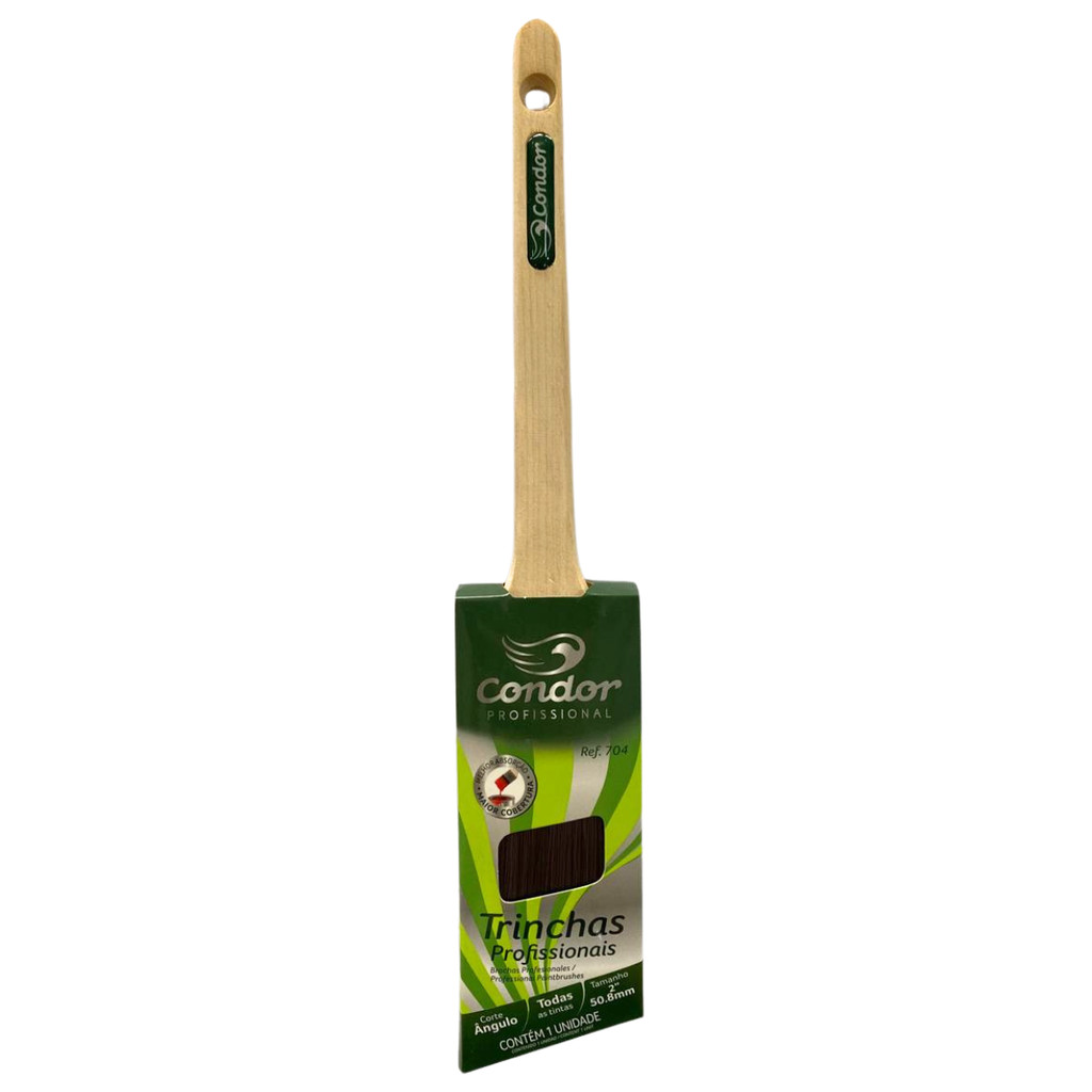 Pincel Angular 2'' Trincha Profissional Chanfrado 704 Condor
