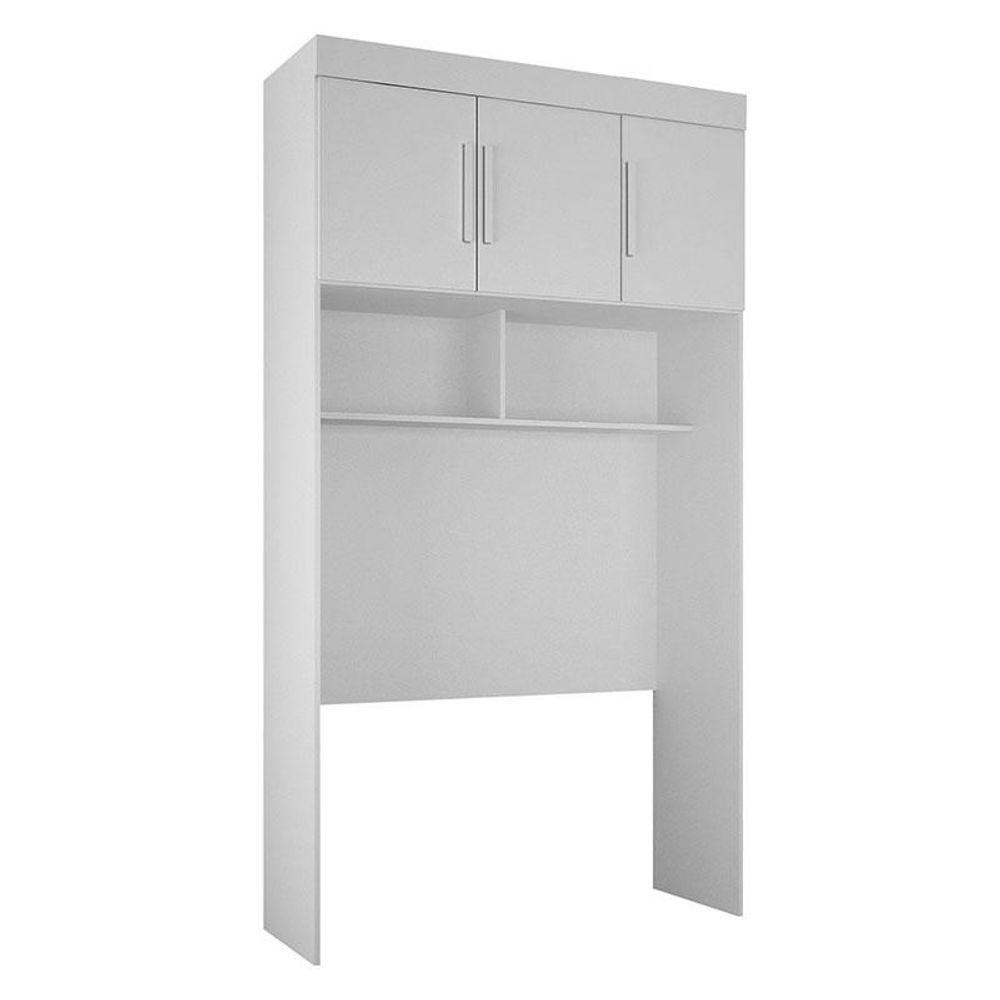 Modulo Orion Aéreo Solteiro Branco - Leifer Móveis em Oferta na Shopee