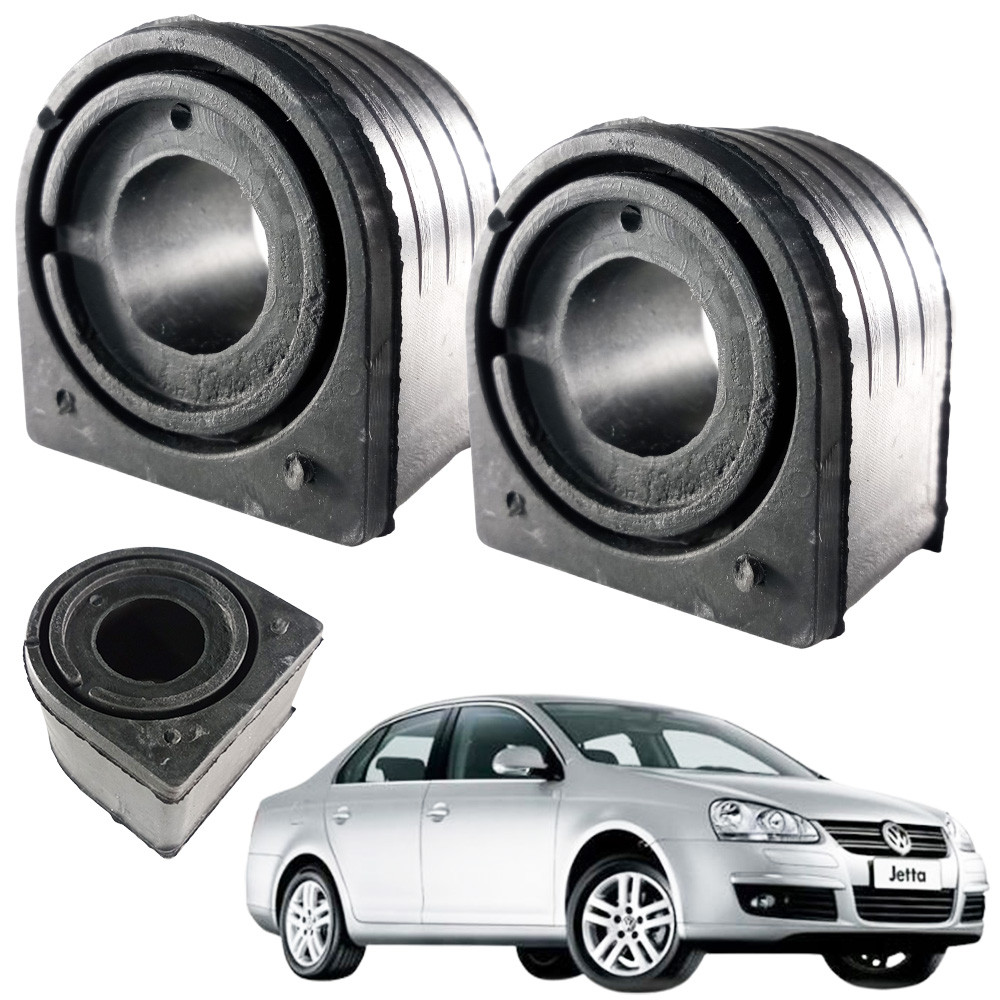 Bucha Da Barra Estabilizadora Dianteira Jetta 2006 Até 2010 Ø45mm Ext. x Ø22mm Int. x 33mm Com.