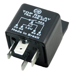 Rele Auxiliar Automotivo 4 Pinos Universal 12v 40 Amperes