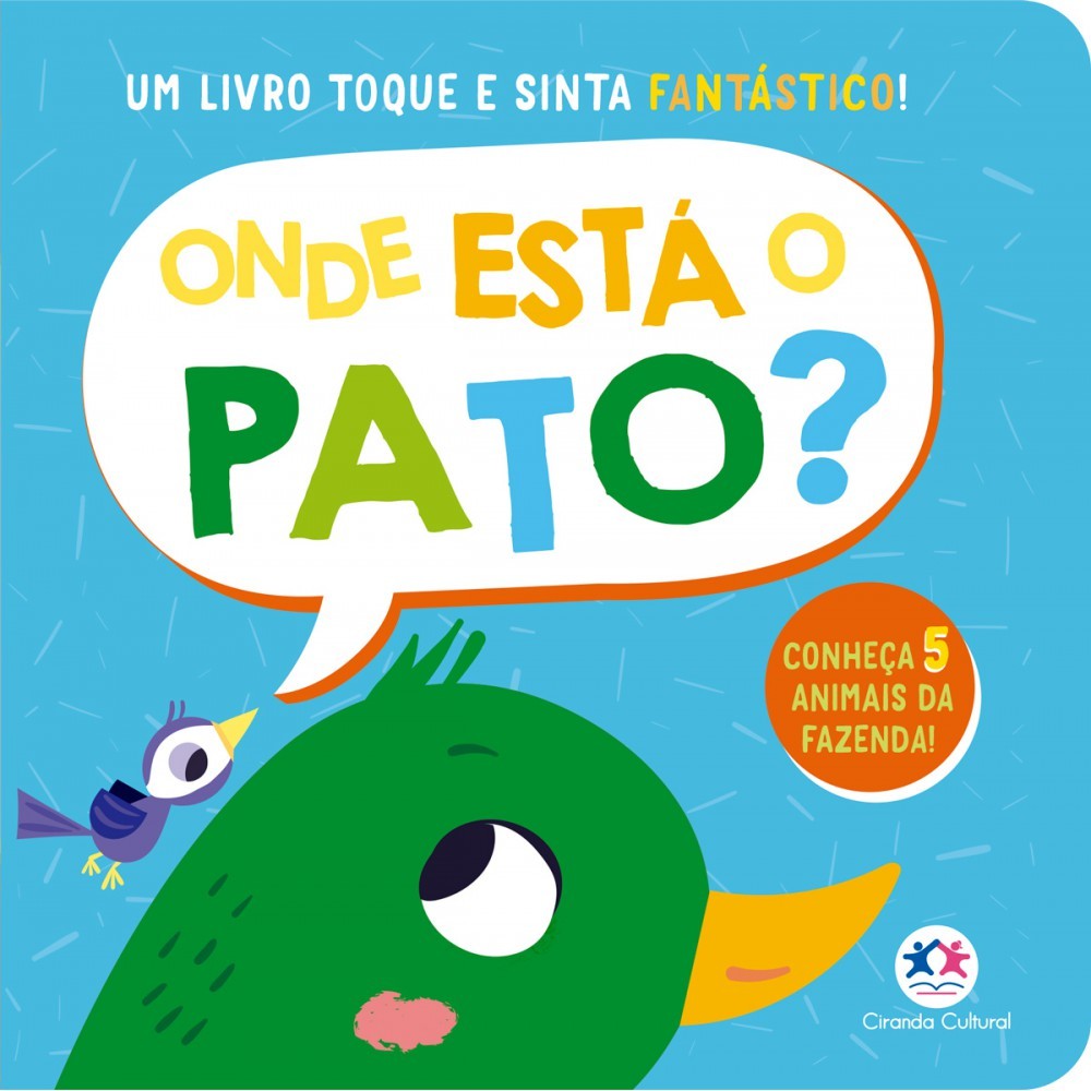 Livro Toque e sinta Onde está o pato? em Oferta na Shopee
