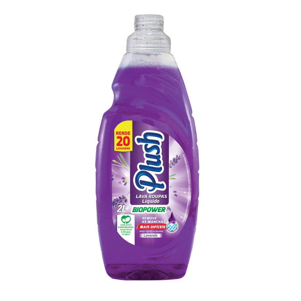 Lava Roupas Liquido Biopower Lavanda Plush 2L em Oferta na Shopee