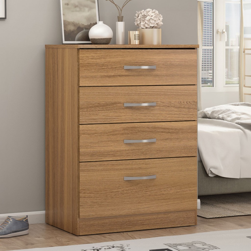 Cômoda Estelí 4 Gavetas - Pnr Móveis em Oferta na Shopee