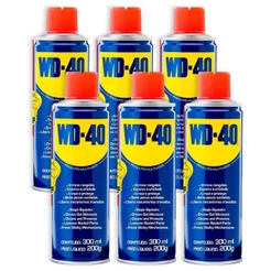 Kit com 6 Desengripantes Spray 300ML 912050 WD-40