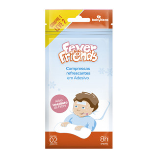 Compressa Para Bebe Infantil Refrescante Alivio Febre e Vacina Babydeas Fever Friends