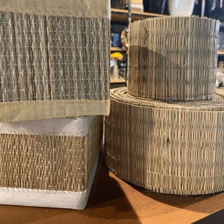 Junco Natural para Chinelo Artesanato Decoração Caixas 2mt x 20cm em Oferta na Shopee