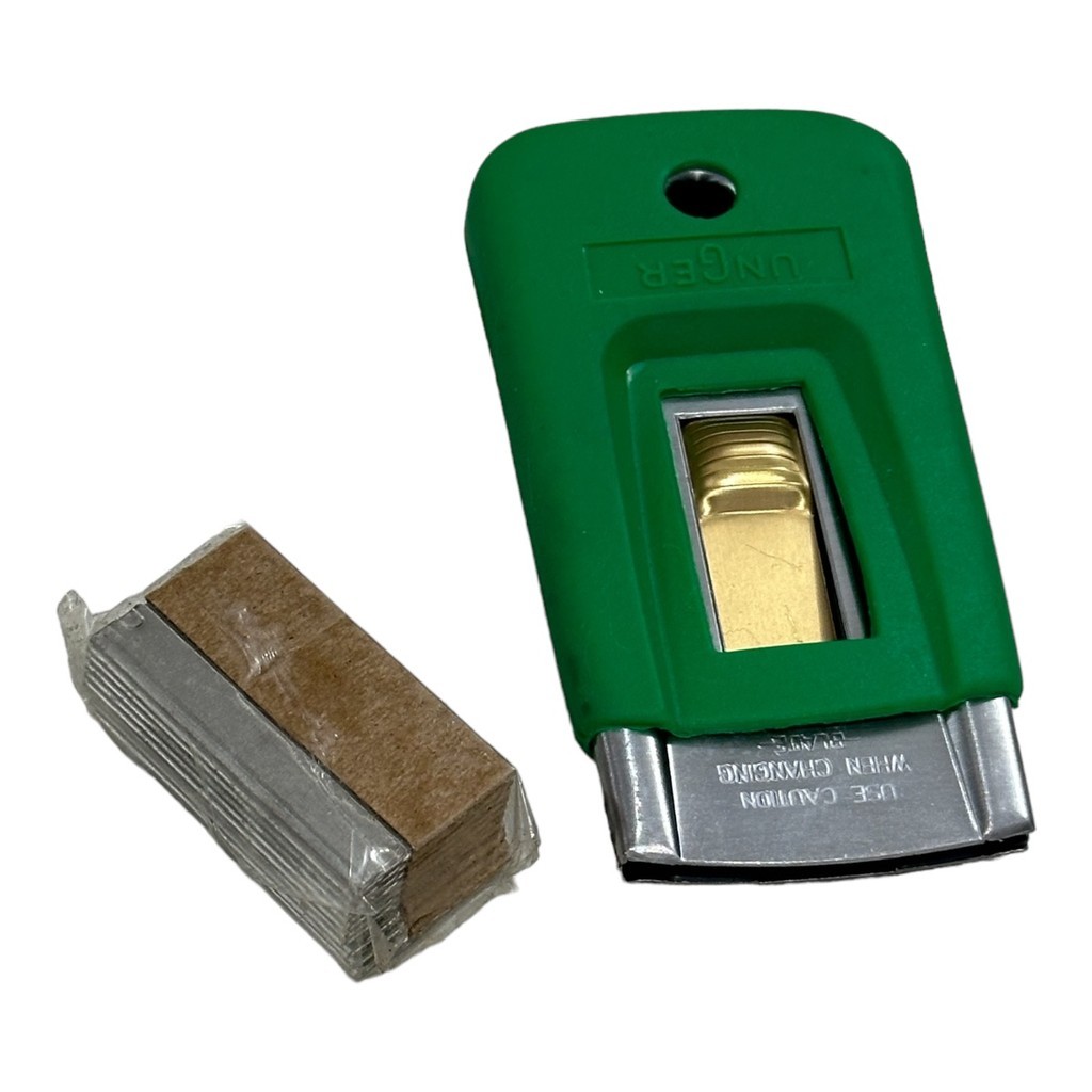 Kit Raspador Unger SR040 4cm c/Capa Protetora + 10 Lâminas