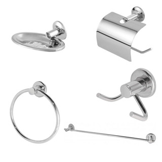 KIT PARA BANHEIRO STANDARD OLIVEIRA METAIS em Oferta na Shopee