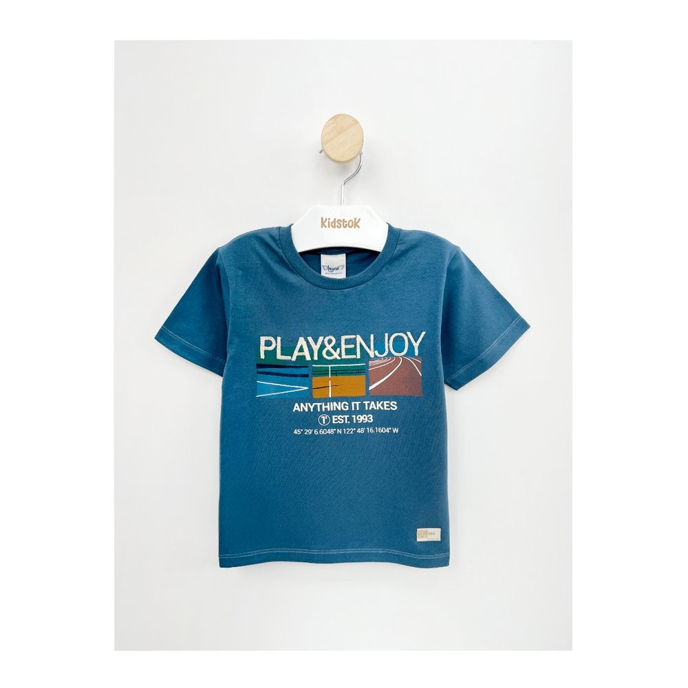 Camiseta Menino Play Enjoy - Angerô em Oferta na Shopee