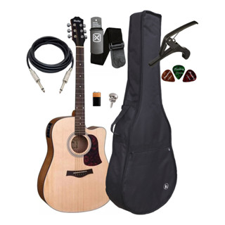 Violão Elétrico Shelby Sgd 193c Natural + Capa E Acessórios em Oferta na Shopee