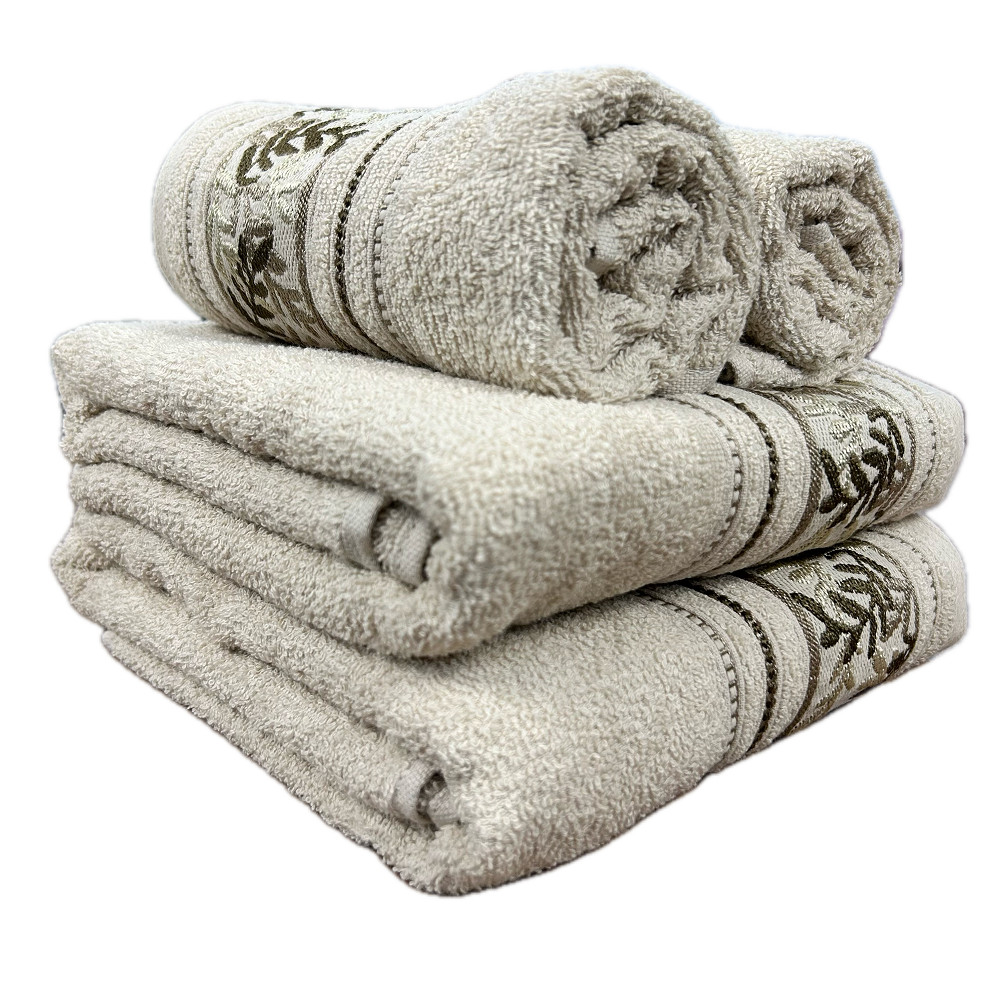 Jogo de Banho Karsten 4 peças Softmax Jacquard Macio Textura
