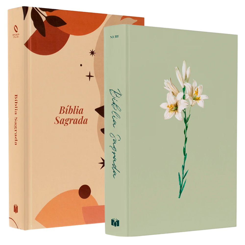 Kit Bíblia Sagrada Lírios Verde | Nvi | Brochura + Estrelas De Belém Naa | Kit Promessas Celestiais - Books & Magazines