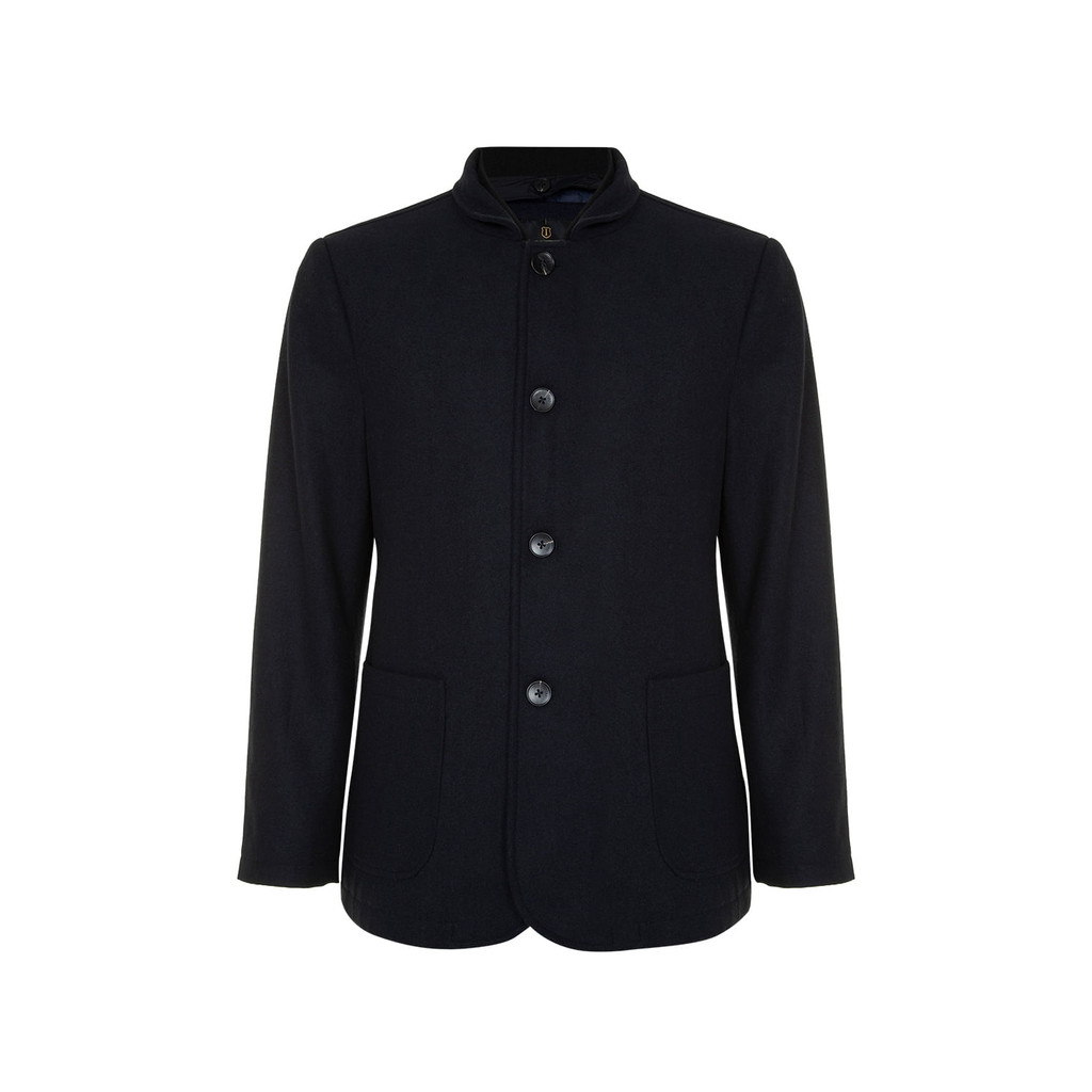 Casaco Trench Coat Individual Azul Marinho