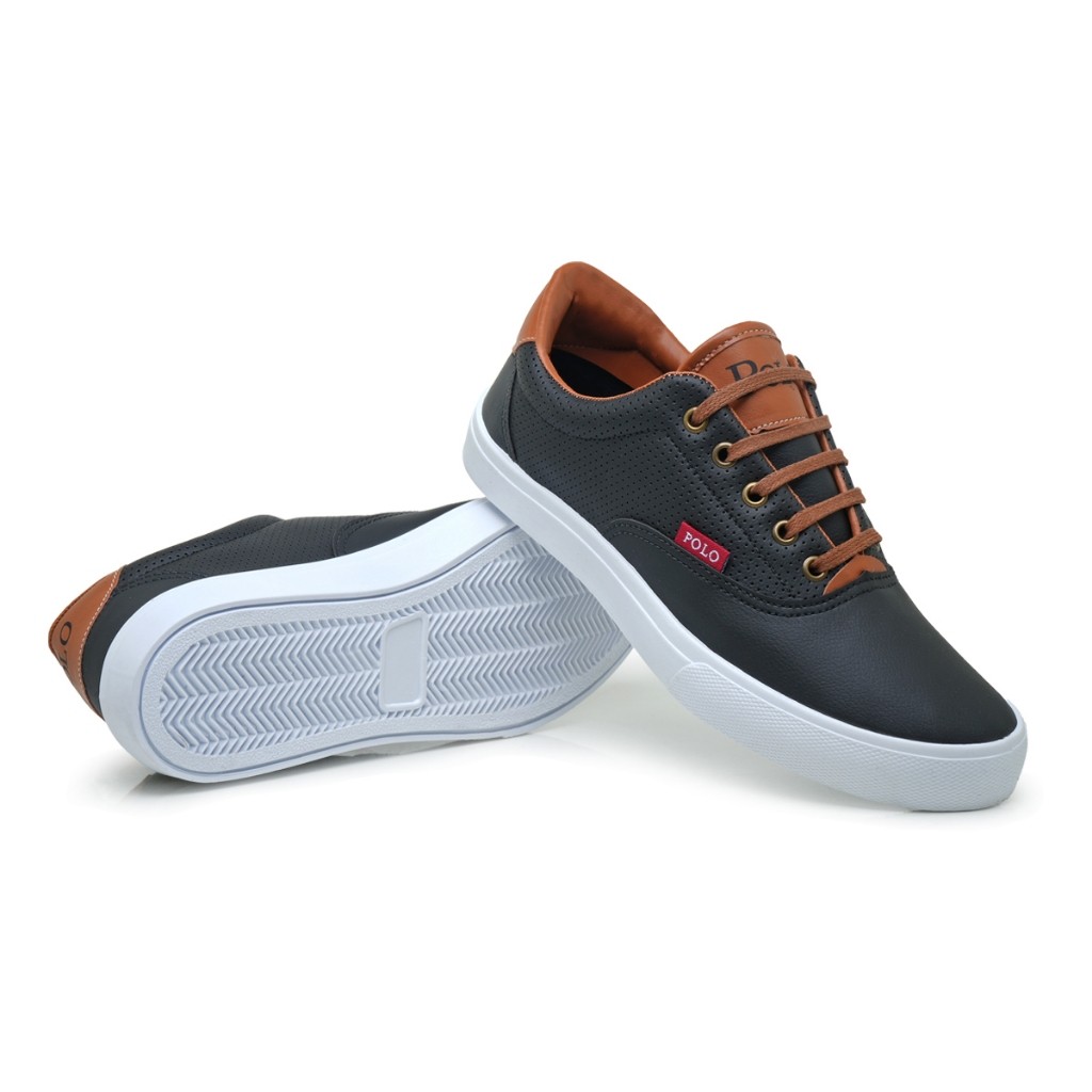Tenis Sapatenis Polo Masculino Casual Masculino Moderno Elegante