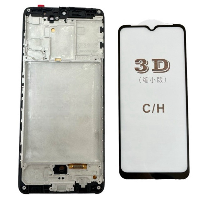 Frontal Tela Display C/aro A31 A315 Original Oled Biometria + Pel 3d em Oferta na Shopee