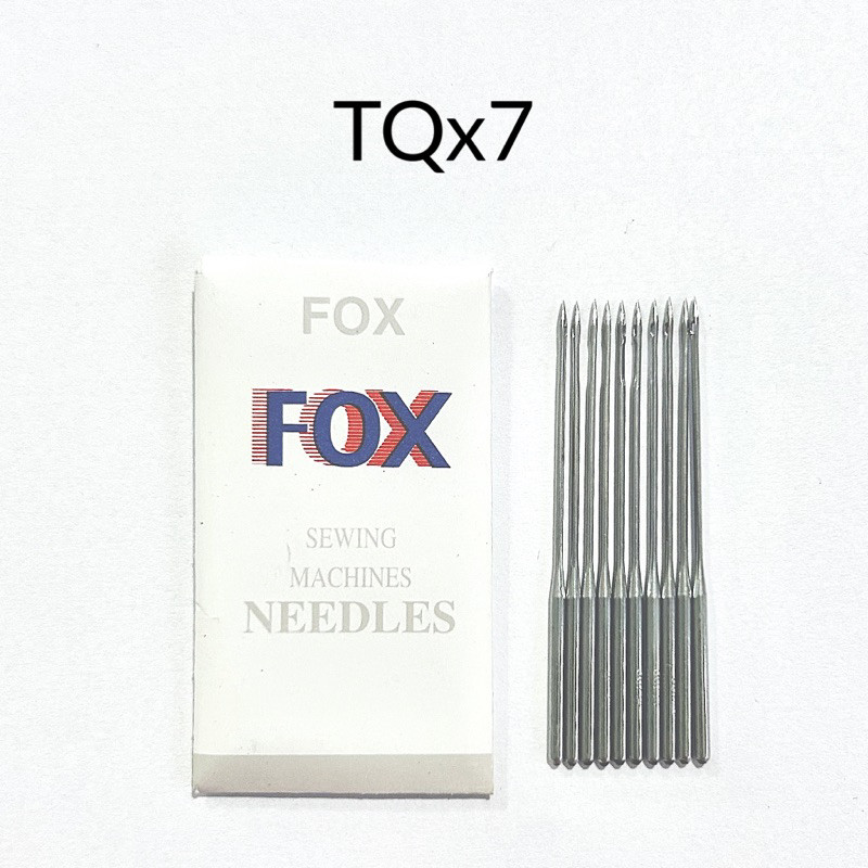Agulha Botoneira TQx7 N°12/14/16 Para Máquina Botão Em pé c/10un. FOX