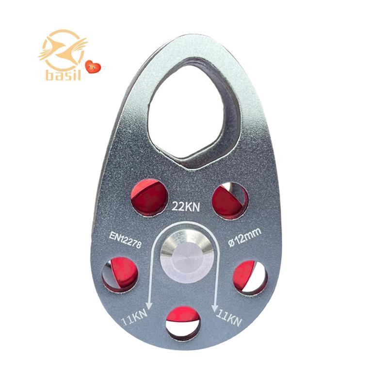 💡Polia De Escalada Em Liga De Alumínio 22KN , Leve , Portátil , Resistente , Única Balanço Fixa