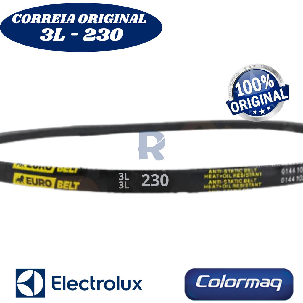 Correia Lavadora Electrolux e Colormaq LCA11/12/15 LM08 LF10 3L-230 Original