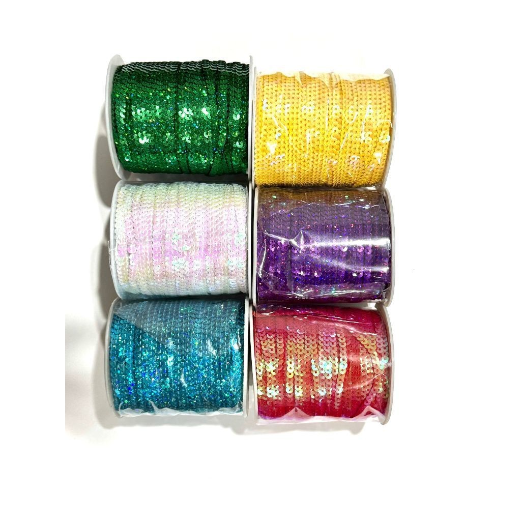 Passamanaria Paetê Em Metro 4mm X 91M Muito Cores em Oferta na Shopee