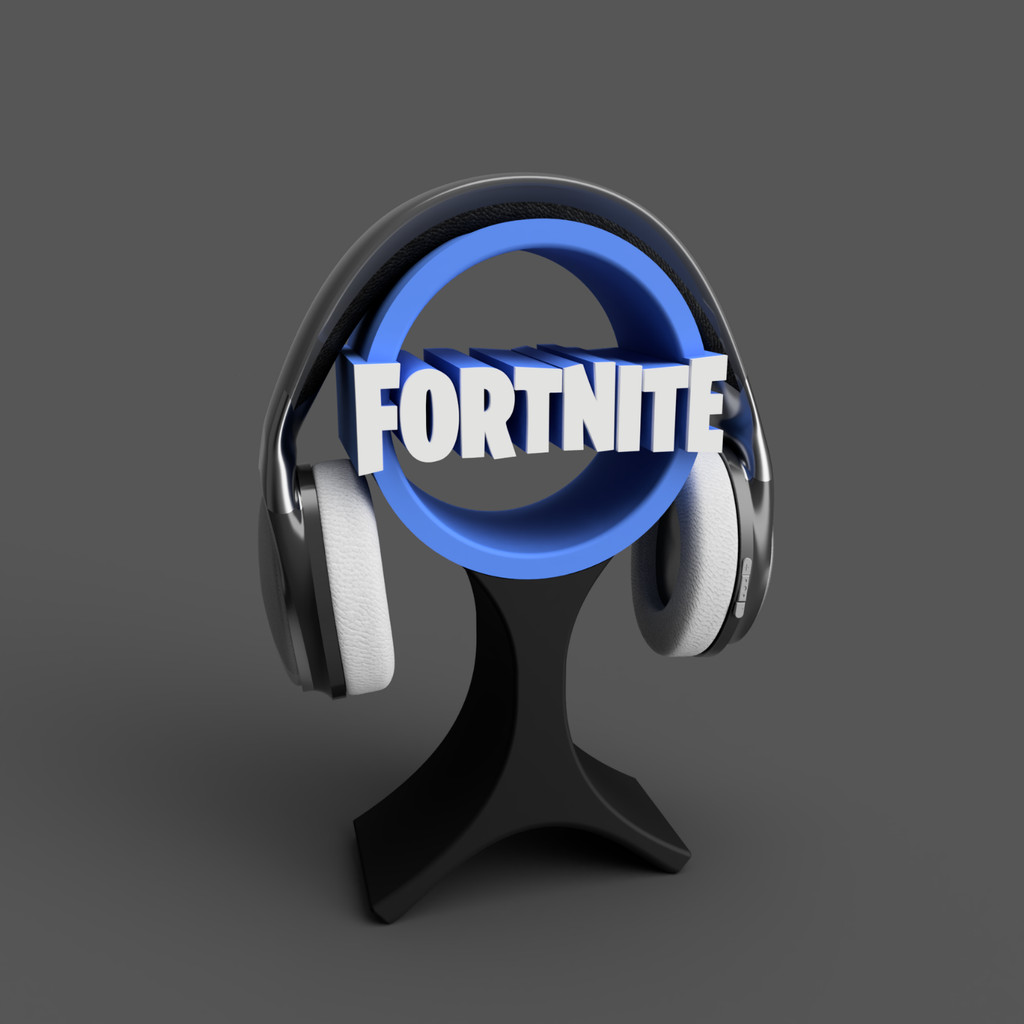 Suporte Fone Ouvido Mesa Headset Gamer  FORTNITE com e sem fio pc Universal Display Rack
