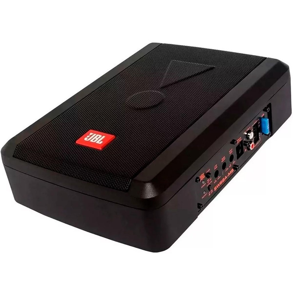 Caixa Amplificada Ativa Subwoofer Slim Automotivo JBL SW68A-MS 6x8 Polegadas 100W Rms 4 Ohms