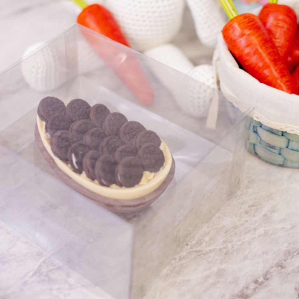 05 CAIXAS P/ OVO DE COLHER BASIC 250/350G CRISTAL - PASCOA ESSENCIAL 5418 (PASCOA IDEIA OUTLET) em Oferta na Shopee