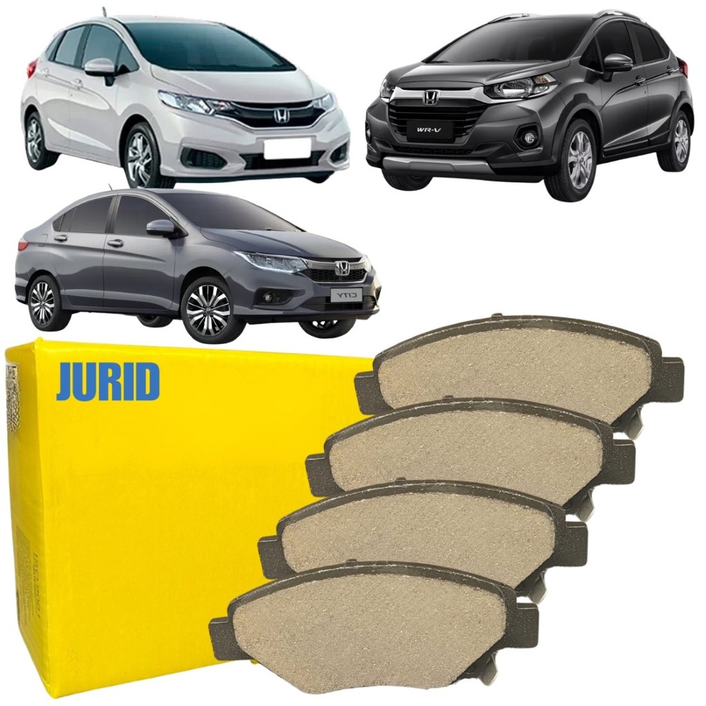 Pastilha De Freio Dianteiro Jurid Para Honda Fit City Wrv em Oferta na Shopee