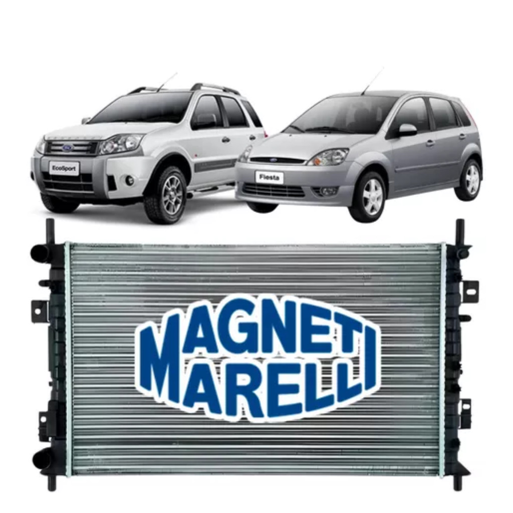 Radiador Magneti Marelli Ford Fiesta Ecosport 2003 2006 2009 2012 1.0 1.6 - Spare Parts and Accessories for Vehicles