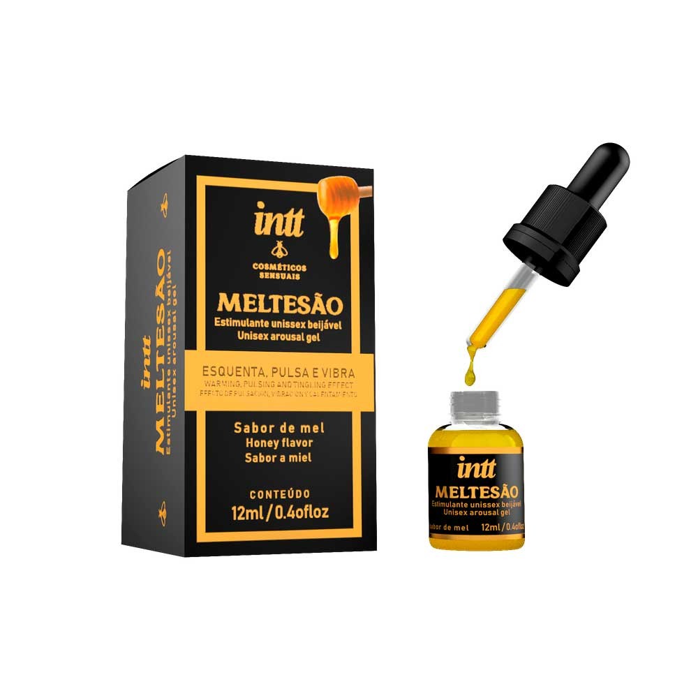 Gel Estimulante Beijável sabor Mel - 12 ml | Intt Meltesão - Health